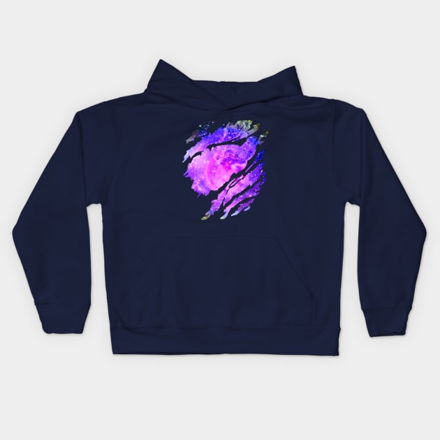 Cosmos Kids Hoodie by pixtees